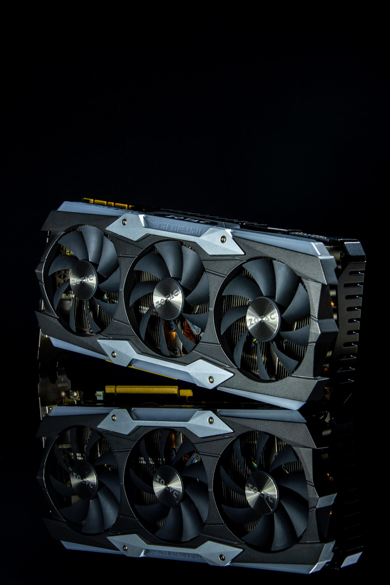 Close Up of Computer Part