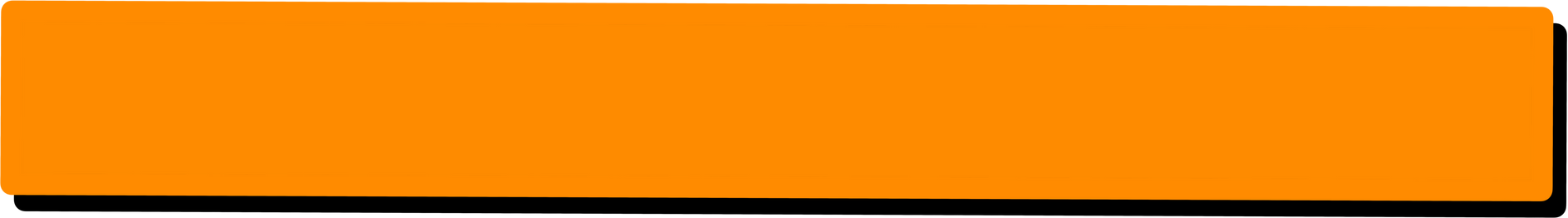 Orange Blank Rectangle Dialog Speech Box Button